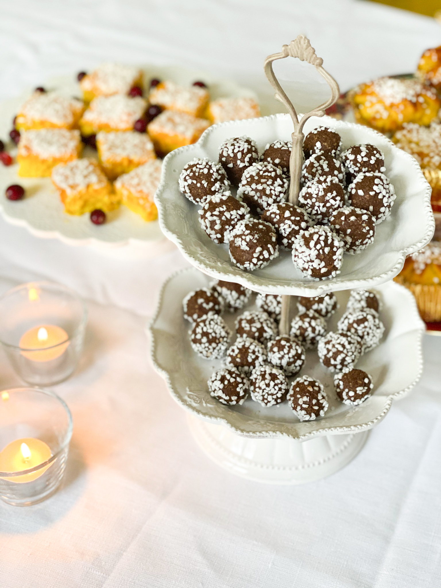 Chokladbollar med pepparkakskrydda